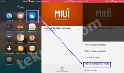 Masuk Recovery Mode Xiaomi Redmi 1S