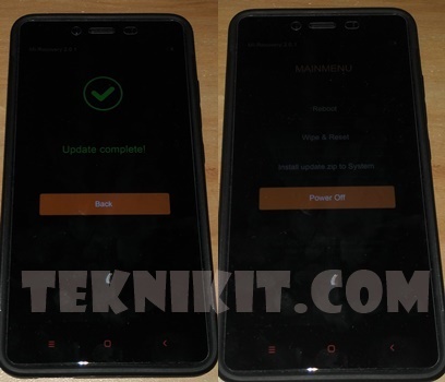 Install Recovery TWRP Redmi Note 2 Sukses