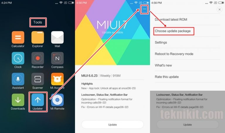 Cara Install Update ROM MIUI 8 Pada Xiaomi Redmi 3