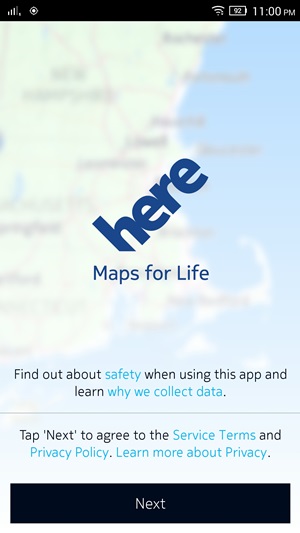 Aplikasi Maps Offline HERE Maps