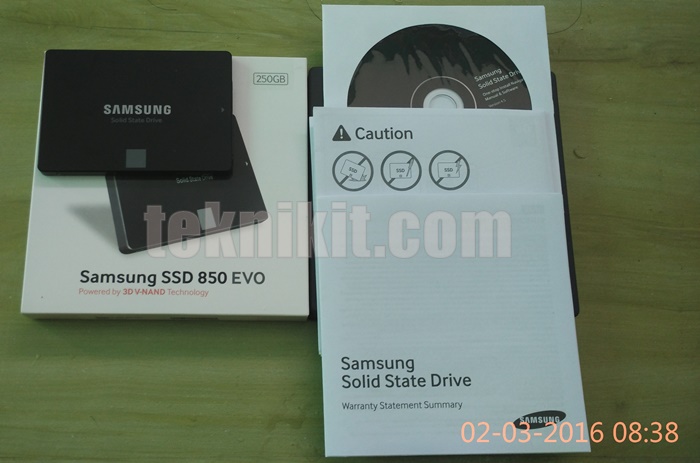 Penampakan SSD Samsung EVO 250GB