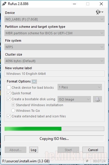 Proses Membuat Bootable USB Flashdisk Windows 10