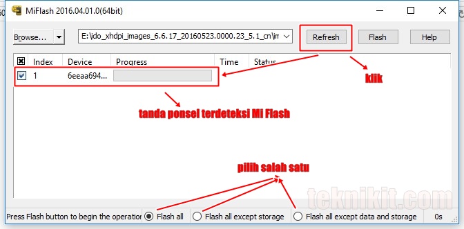 Flashing MIUI 8 Menggunakan Mi Flash Tool