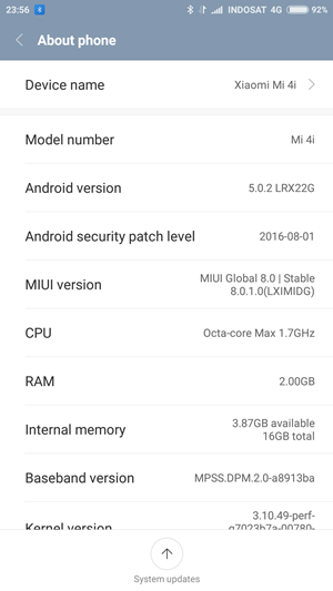 ROM Resmi Xiaomi Mi4i