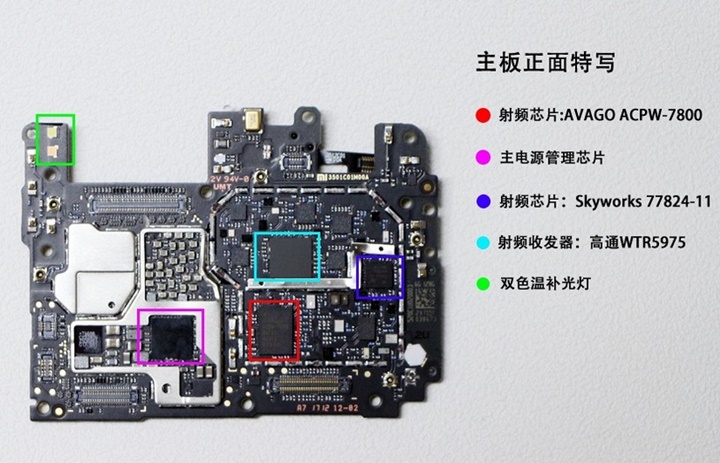 Beberapa Nama Bagian Mainboard Xiaomi Mi6