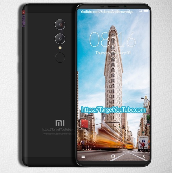 Bocoran Penampakan Xiaomi Redmi Note 5 Dual Kamera Bezel Less